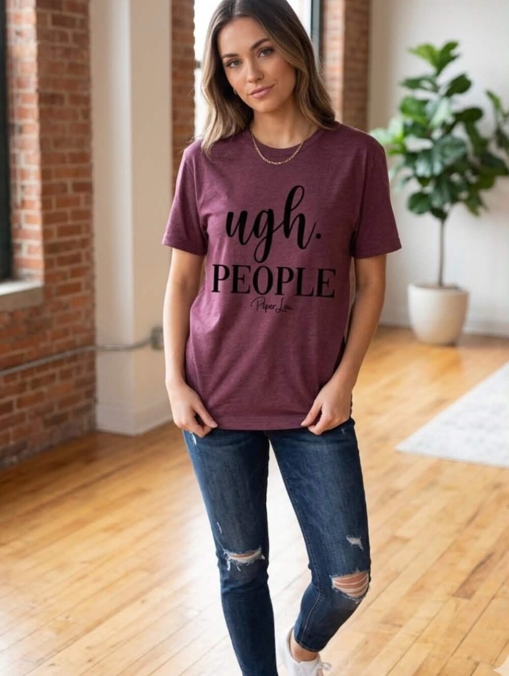 Piper Lou Ugh People Short Sleeve T-Shirt